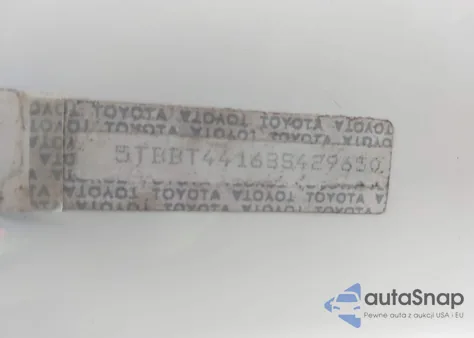 2003 Toyota Tundra Sr5 V8 from USA, damaged, VIN 5TBBT44163S429650